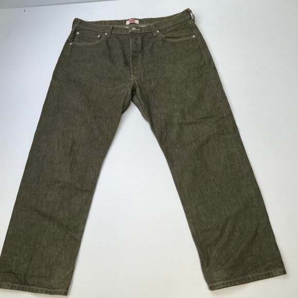 Levi's Jean Men 38 Original 501 Straight Button Fly 37x28 Hi Rise Retro Core No